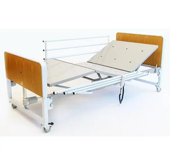 Cama Elétrica Hospitalar 8 Posições Grades em Barra - Imagem 4