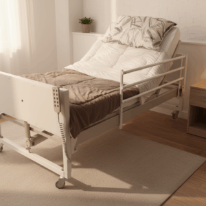 Cama Elétrica Hospitalar 8 Posições Grades em Barra